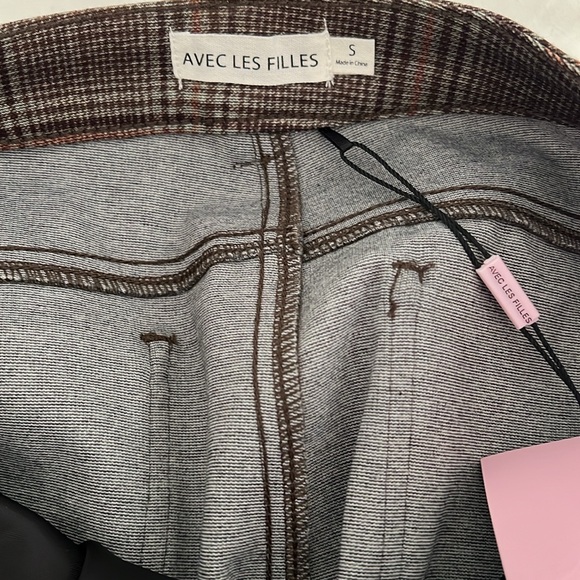 Avec les Filles plaid pants small (Anthropologie) - Picture 5 of 7